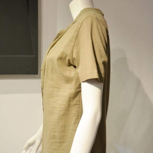 Olive Pure Cotton Mixie Top - Picture 2 of 8
